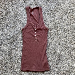American eagle Henley tank